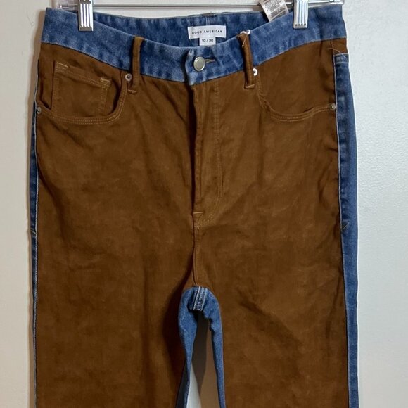 GOOD AMERICAN Good Icon Suede mixing indigo Size 10/30 - Picture 4 of 15